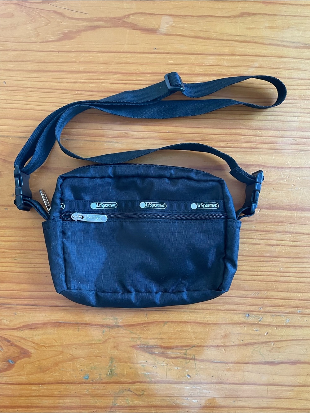 LeSportsac Black Nylon Crossbody Bag